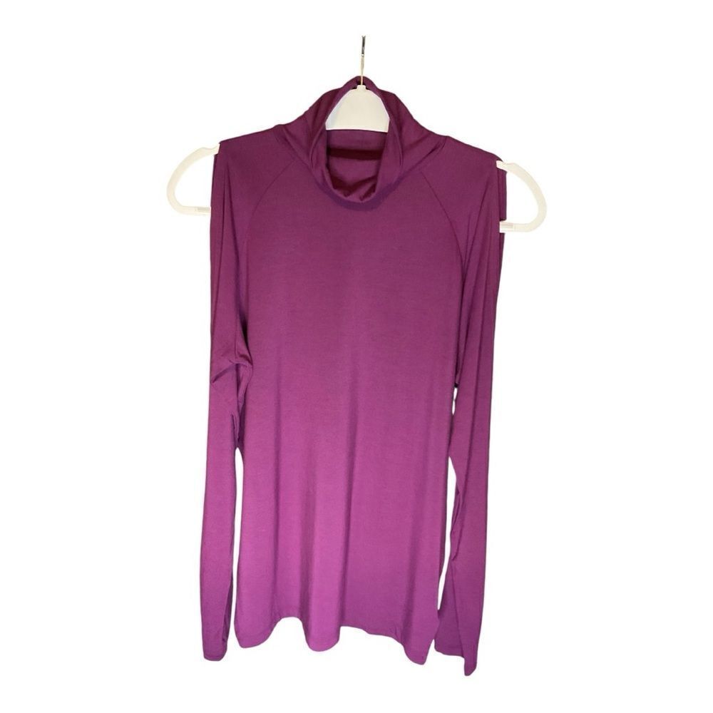 Athleta Cold Shoulder Top S - Picture 2 of 5